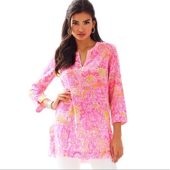 Lilly Pulitzer Tops - NWT Lilly Pulitzer Marco Island Tunic | S